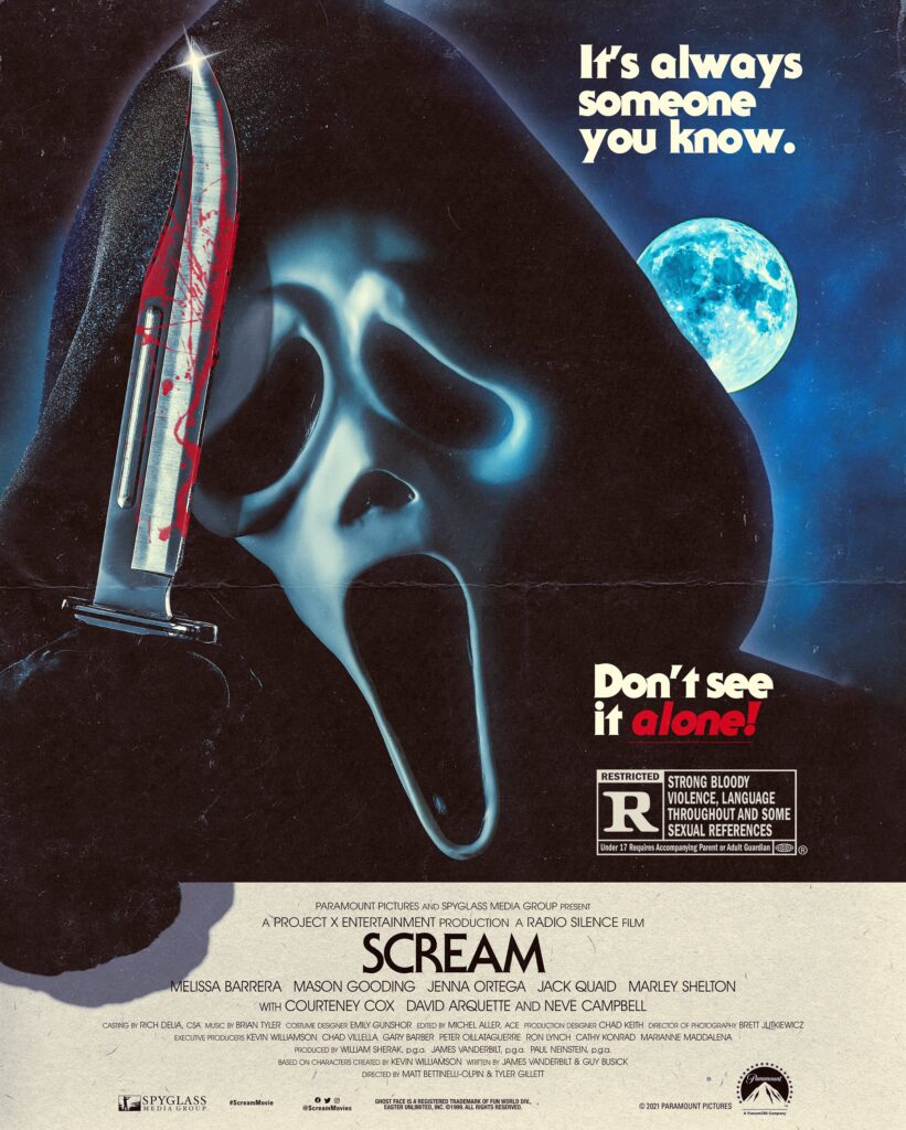 Scream retro poster