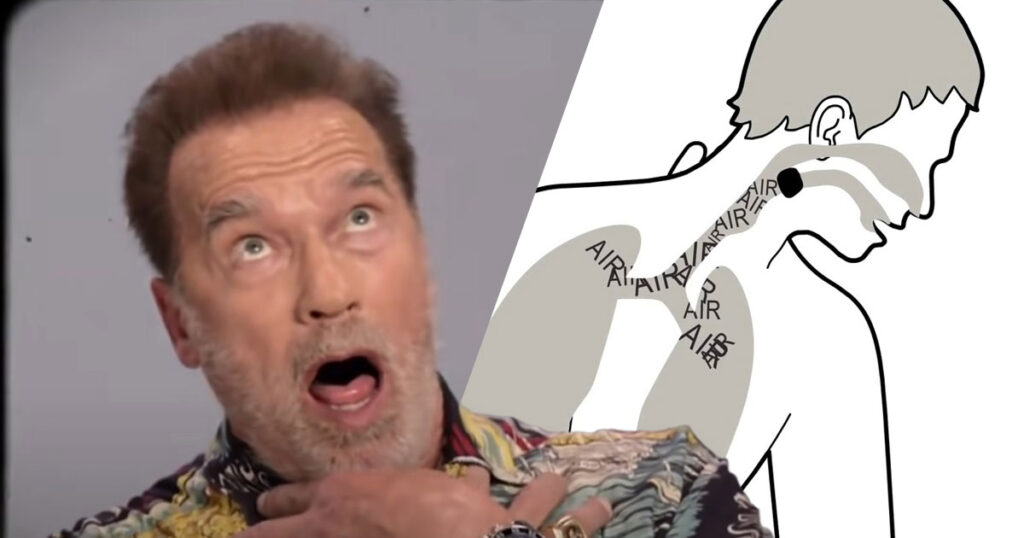 Arnold Schwarzenegger, choking, PSA, Jimmy Kimmel Live
