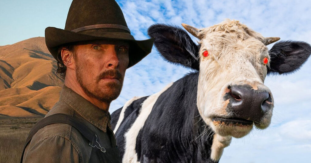 The Power of the Dog, Benedict Cumberbatch, cows