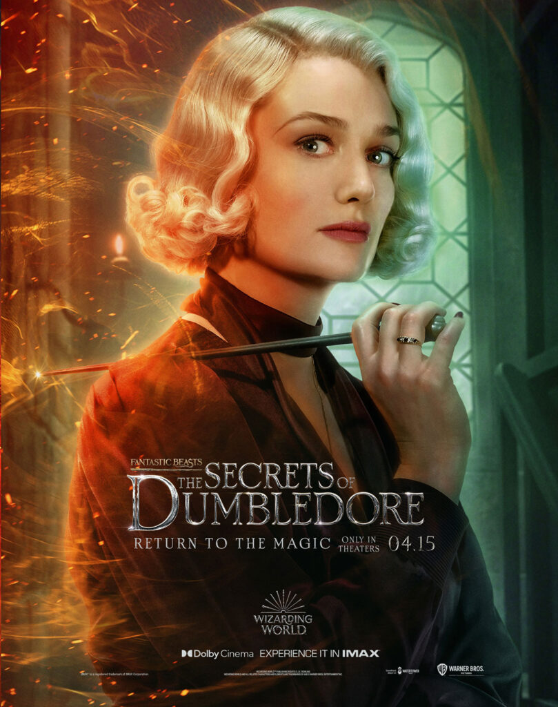 Fantastic Beasts 3, poster, Queenie Goldstein