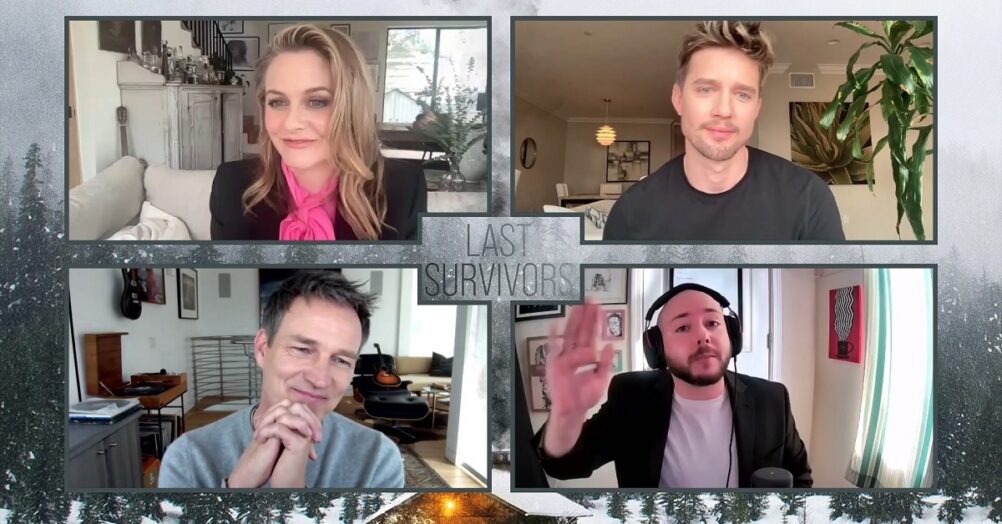 A video interview with Drew Van Acker, Alicia Silverstone, and Stephen Moyer, stars of the post-apocalyptic thriller Last Survivors!