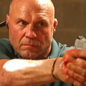 Randy Couture stars in the horror action movie The Bell Keeper, directed by Colton Tran and executive produced by Jeffrey Reddick.