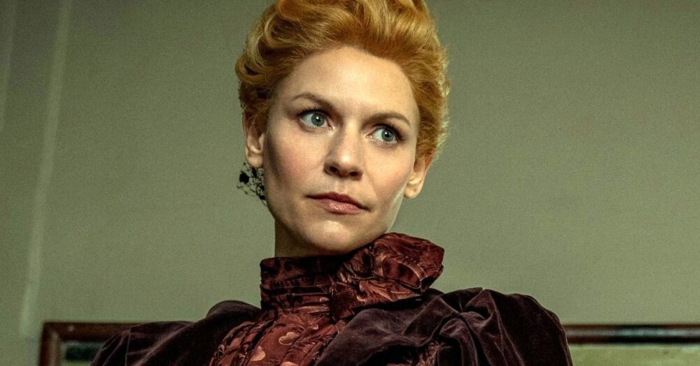 First look images show Claire Danes and Tom Hiddleston in the Apple TV+ limited series The Essex Serpent, based on the Sarah Perry novel.