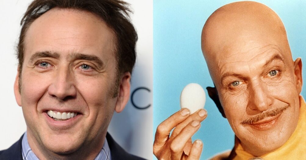 Nicolas Cage has let it be known that he wants to play the villain Egghead in a sequel to The Batman, and would make the character terrifying