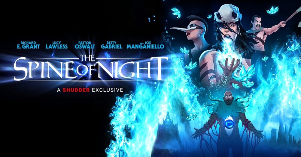 A trailer has been released for the ultra-violent animated fantasy horror film The Spine of Night, starring Richard E. Grant and Lucy Lawless
