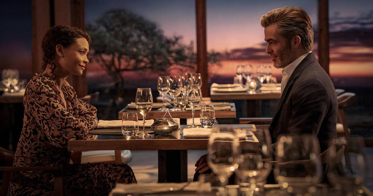 all the old knives, prime video, chris pine, thandiwe newton