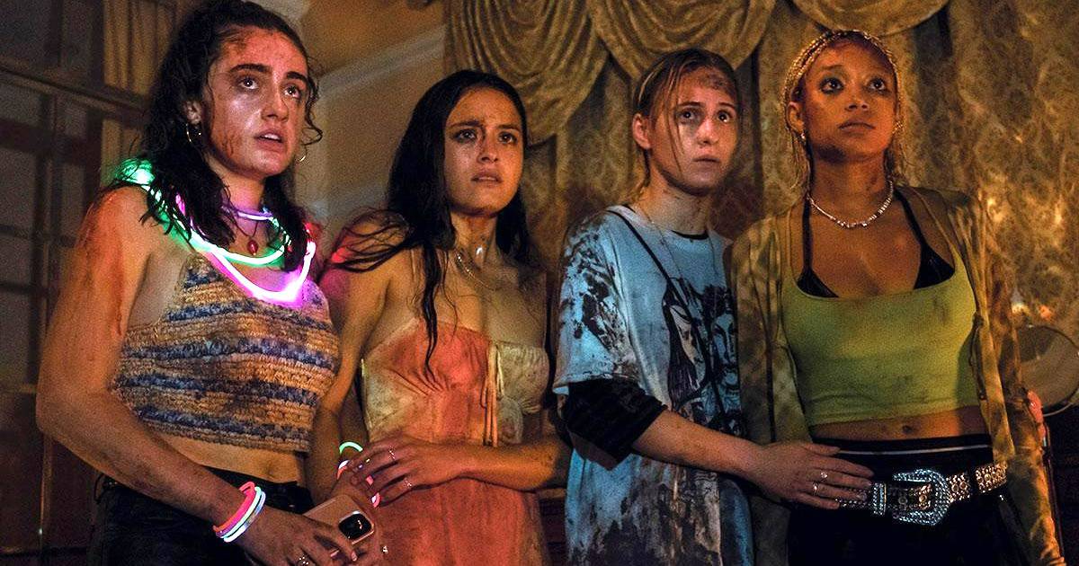 A24 has released a trailer for their slasher comedy Bodies Bodies Bodies, coming to theatres in August. Amandla Stenberg, Pete Davidson star