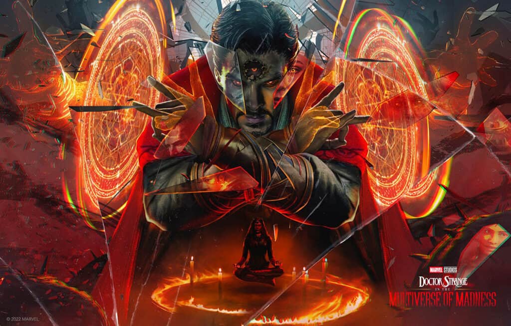 Doctor Strange 2 poster, Multiverse of Madness, Marvel Studios, Scarlet Witch