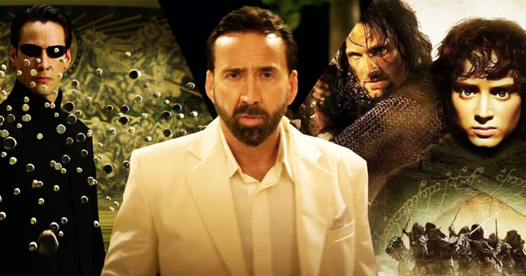 Nicolas Cage, The Lord of the Rings, The Matrix, LOTR