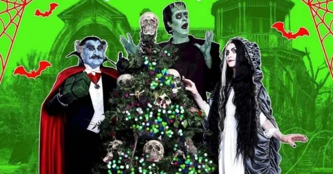 A color shot of Sheri Moon Zombie's Lily Munster in The Munsters can be seen in the latest behind-the-scenes image posted by Rob Zombie.