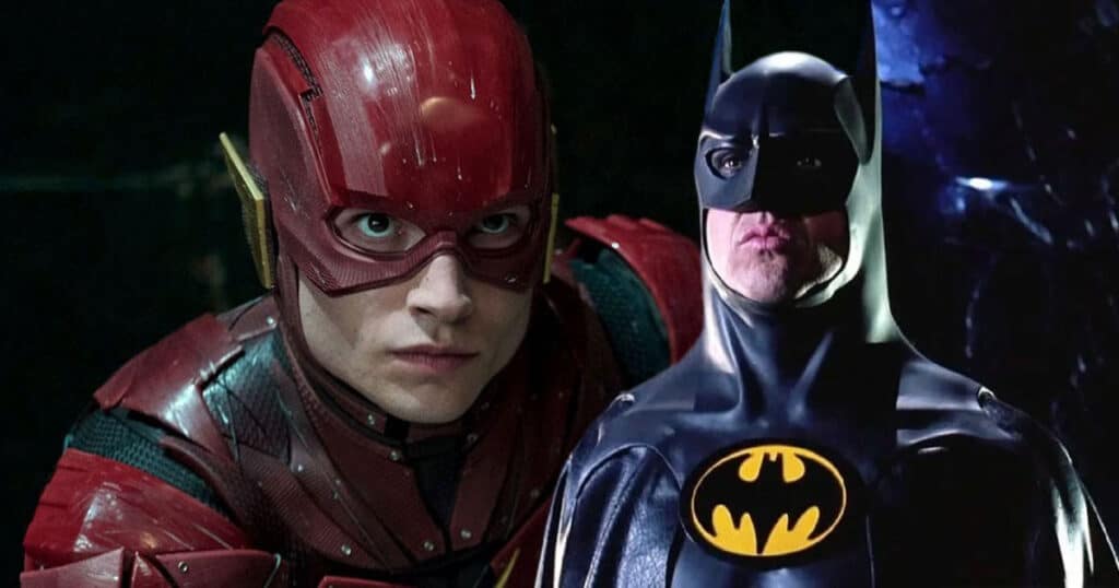 The Flash, Michael Keaton, Batman, Ezra Miller, Batsuit