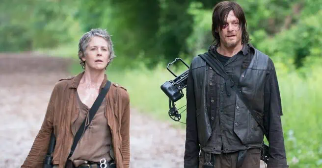 The Walking Dead Melissa McBride Norman Reedus