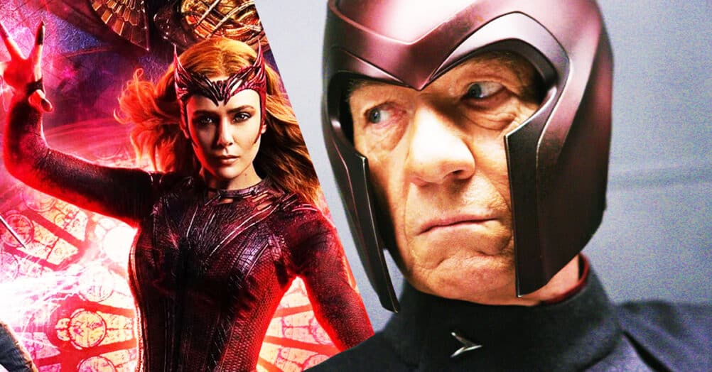 Elizabeth Olsen, Sir Ian McKellen, Scarlet Witch, Magneto