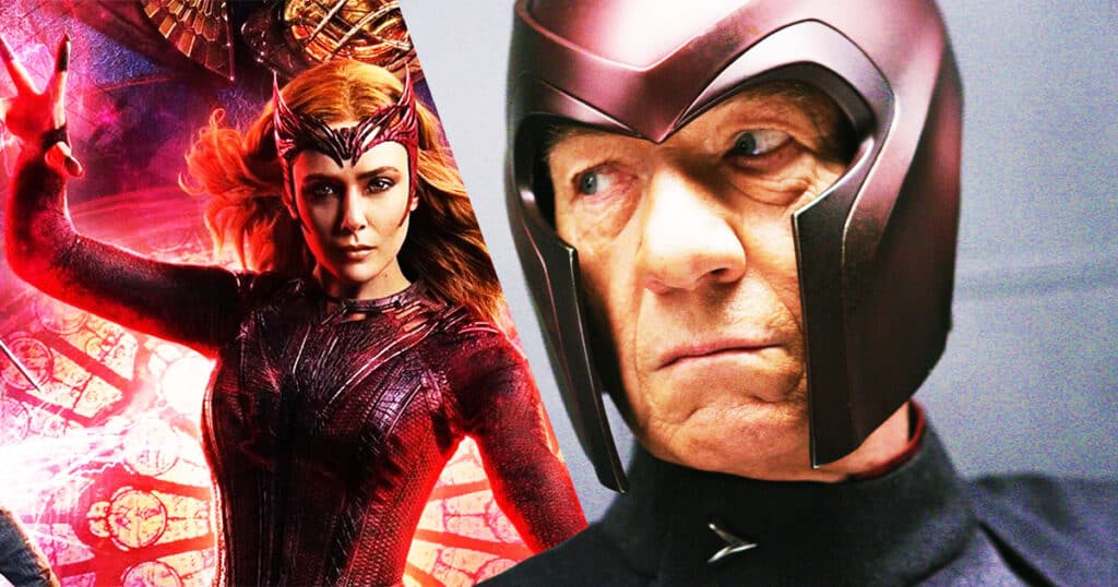 Elizabeth Olsen, Sir Ian McKellen, Scarlet Witch, Magneto