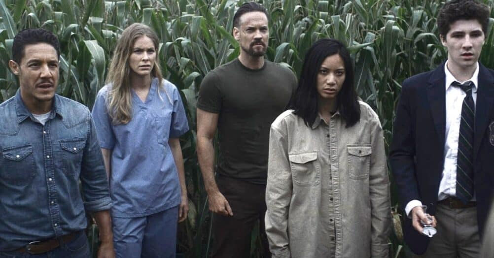 Shane West, Theo Rossi, and others are trapped in an endless cornfield and must solve a puzzle to survive in Escape the Field. Coming soon!