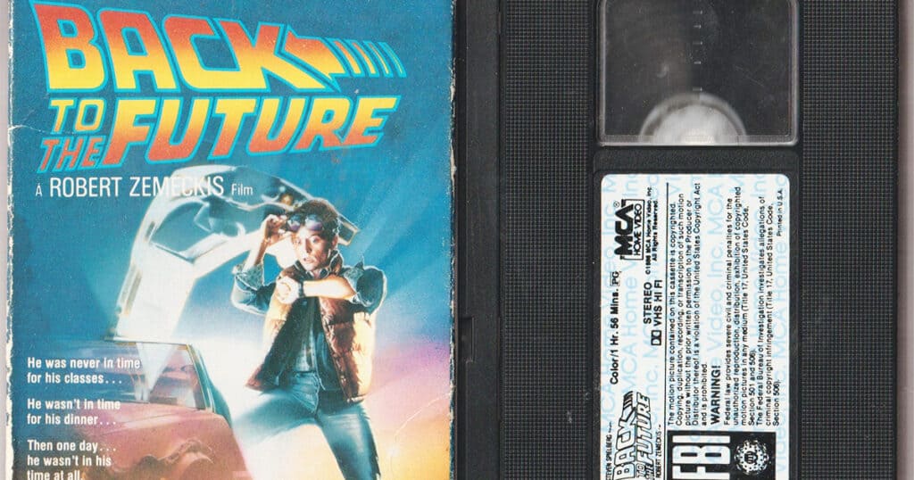 Back to the Future, VHS, VHS Tape, Auction
