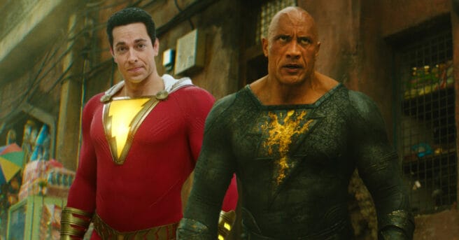 Black Adam, Shazam, Dwayne Johnson, Zachary Levi