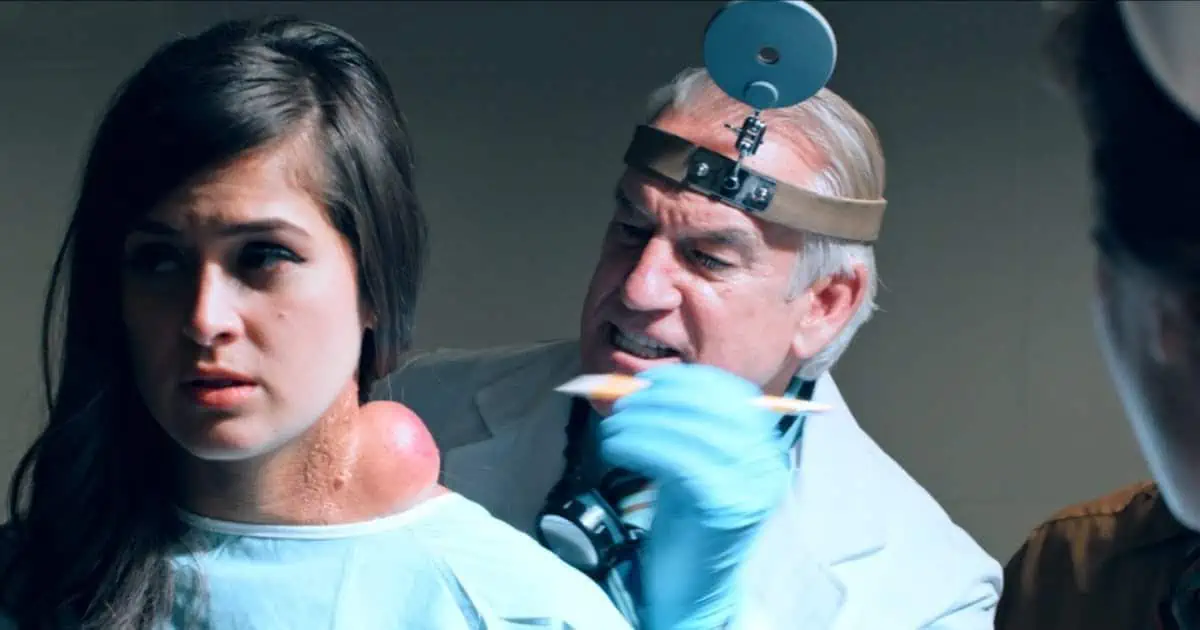 Troll 2's George Hardy and The Room's Greg Sestero star in the upcoming monster movie Cyst, about a rampaging cyst monster.