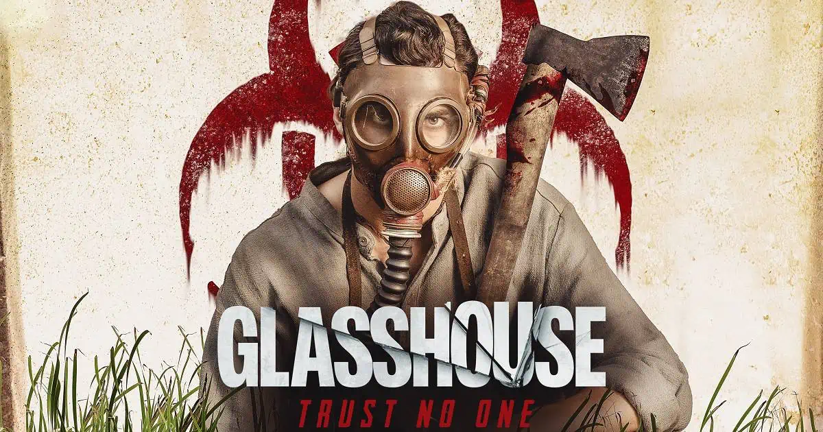 Characters take shelter from a toxin called The Shred in the trailer for Kelsey Egan's feature directorial debut Glasshouse.