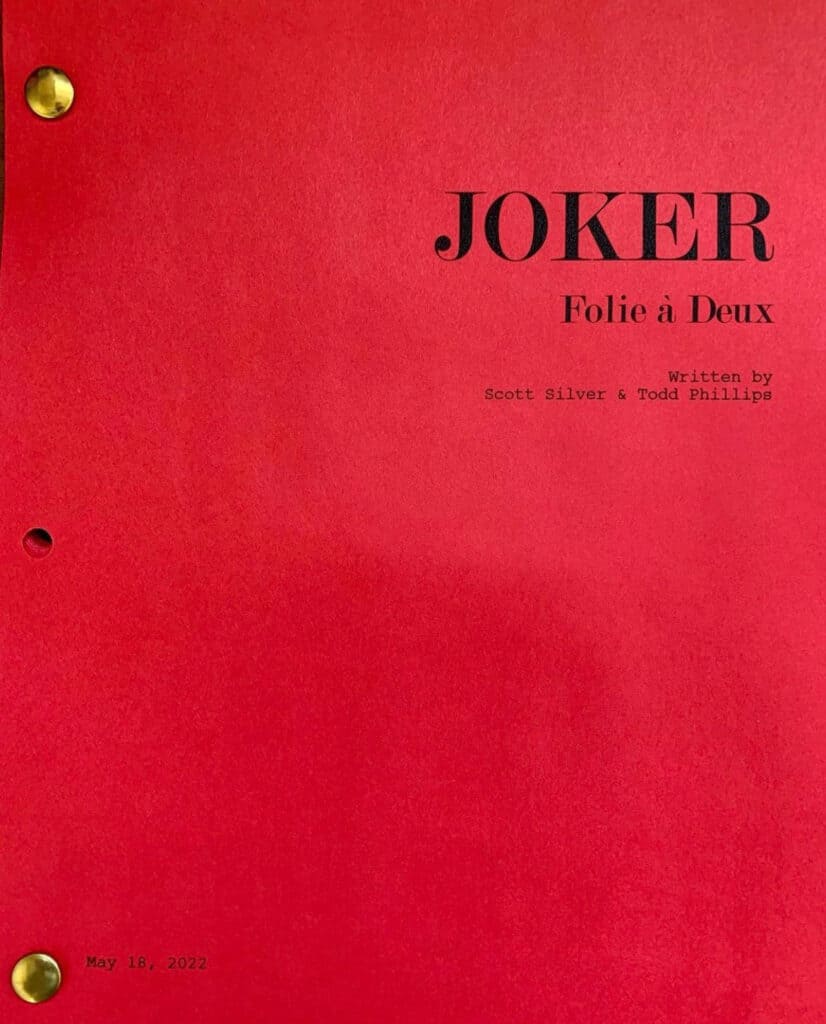 Joker 2, script