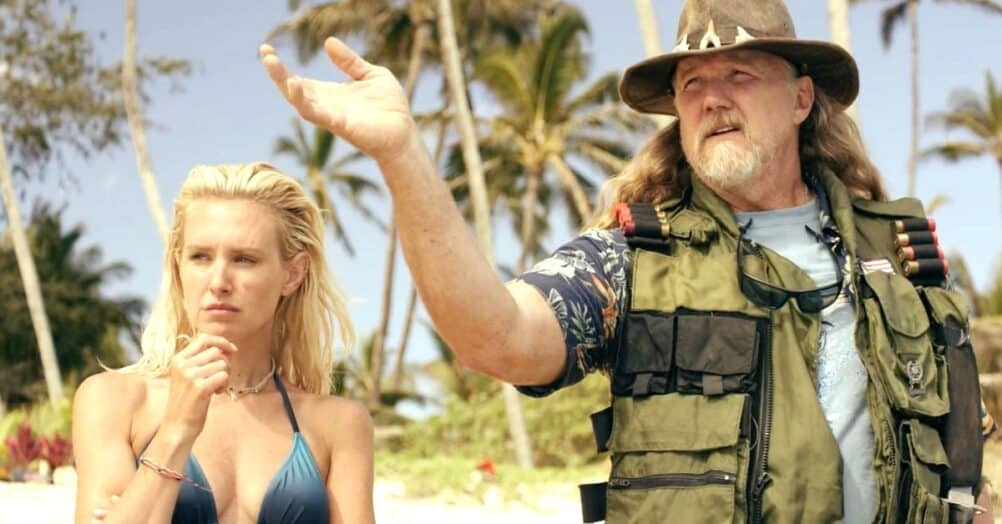 Trace Adkins, Nicky Whelan, and Shane West star in the upcoming shark thriller Maneater, which will be released in August of 2022.