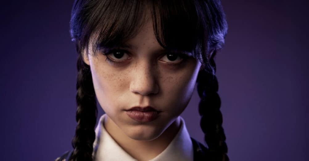 Wednesday Addams, played by Jenna Ortega, sent a video out to last night's Emmy nominees. Wednesday is coming to Netflix soon.