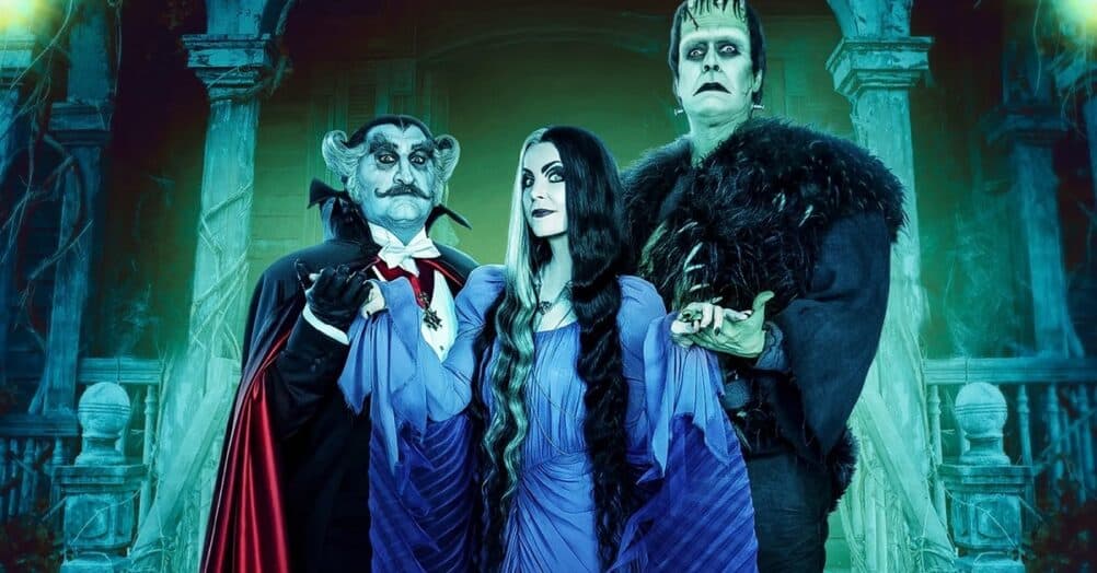 Universal has unveiled the poster for writer/director Rob Zombie's The Munsters, based on the classic sitcom from the 1960s.