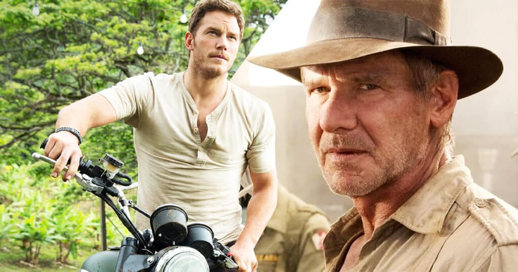 Chris Pratt, Indiana Jones, Harrison Ford