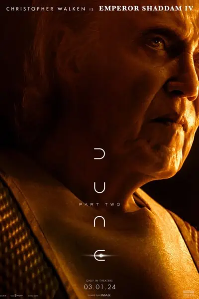 dune 2 character poster Christopher walken