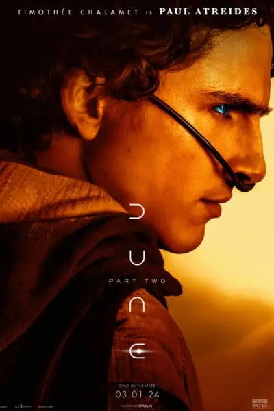 dune 2 character poster Paul