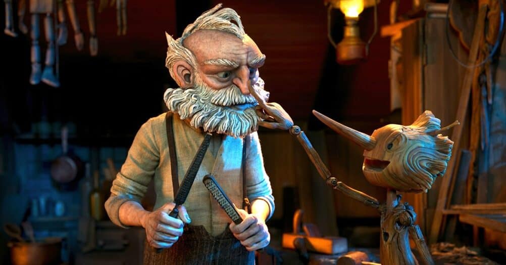 A teaser trailer has been released for Guillermo del Toro's stop-motion take on the classic tale Pinocchio. Mark Gustafson co-directed.