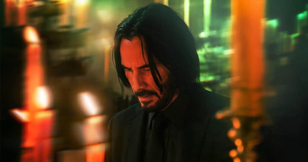 John Wick: Chapter 4 – New art for the anticipation sequel bathes the boogeyman with a blood-red glow