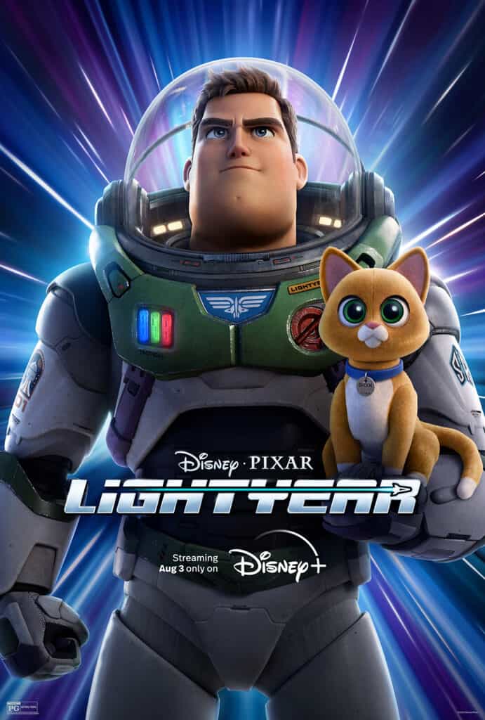 Lightyear, Pixar, Disney, Disney+, streaming, poster