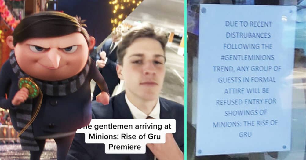 Minions: The Rise of Gru, Gentleminions, #Gentleminions, TikTok, Trend
