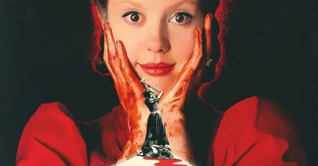 A24 has unveiled a poster for Ti West's X prequel Pearl, starring Mia Goth. A trailer for the film will be released online tomorrow.