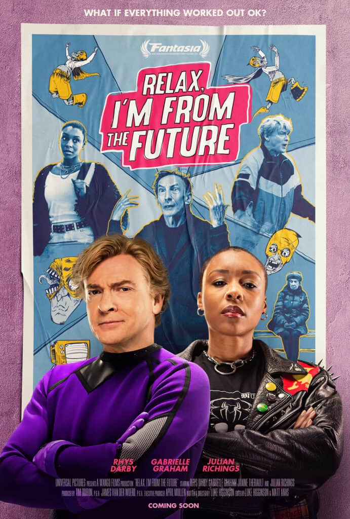 Relax I'm From the Future, poster, Rhys Darby, Gabrielle Graham