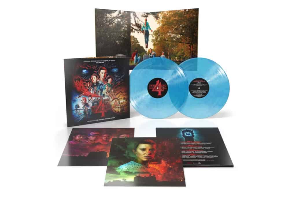 Stranger Things Season 4 vinyl sets, blue, Netflix