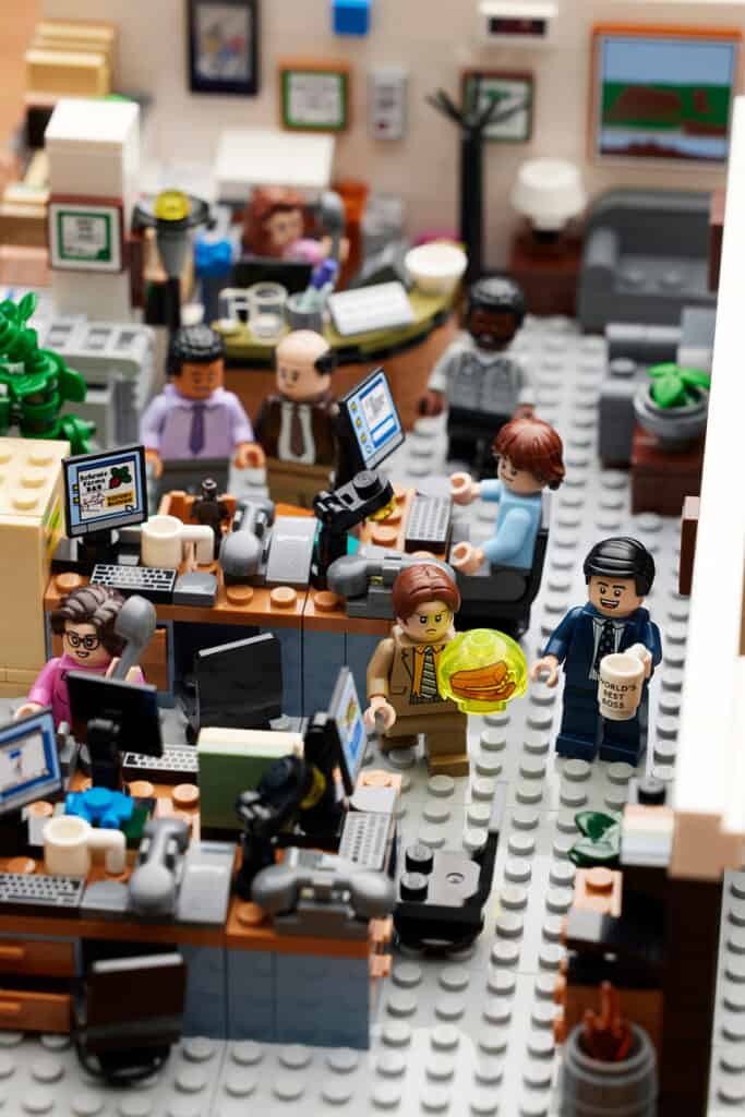 The Office Lego set recreates Dunder Mifflin
