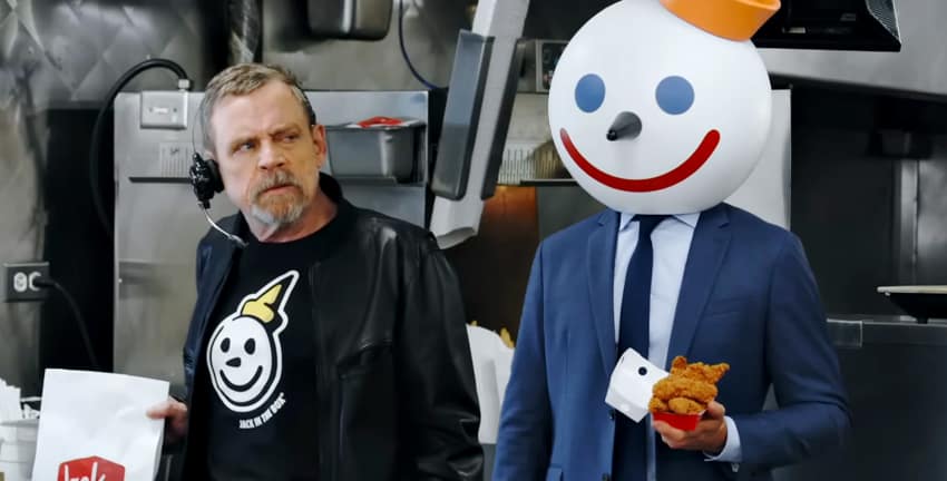 Mark Hamill lastly works the drive-thru in Jack within the Box business