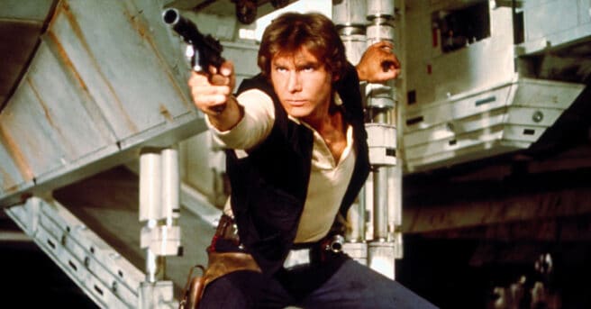 Han Solo, blaster, Star Wars