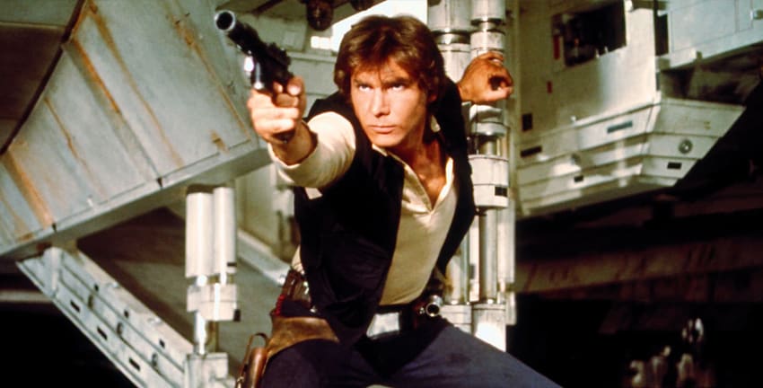Han Solo, blaster, Star Wars