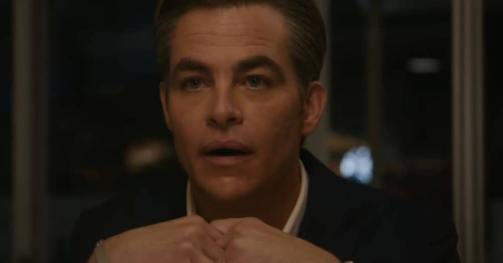 Chris Pine spit