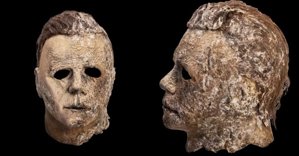 Trick or Treat Studios will be selling a replica of the damaged, moldy mask Michael Myers wears in this year's Halloween Ends.