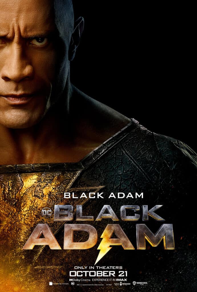 Black Adam, Dwayne Johnson, poster