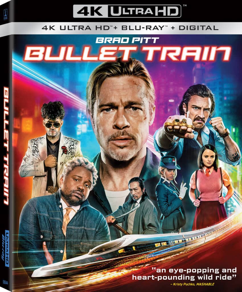Bullet Train, 4K Blu-ray cover