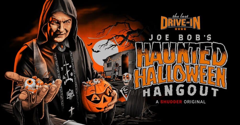 Joe Bob Briggs and Cassandra Peterson, a.k.a. Elvira, have teamed up for the Shudder special Joe Bob's Haunted Halloween Hangout.