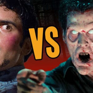 This round of Face Off finds The Evil Dead squaring off against Evil Dead 2, both starring Bruce Campbell in his most iconic role!