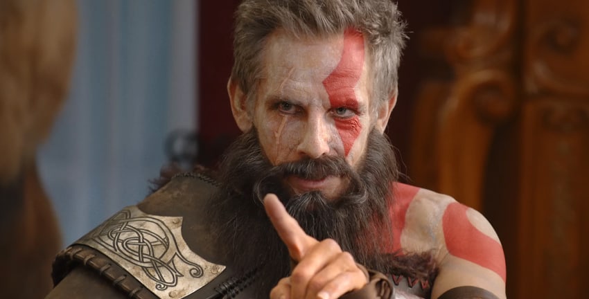 La publicité God of War Ragnarök présente Ben Stiller dans le rôle de Kratos