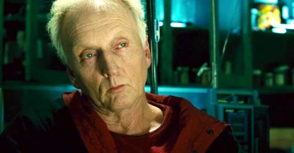An image from the set of the currently filming Saw sequel (possibly titled Saw X) shows Tobin Bell, back in the role of John Kramer / Jigsaw