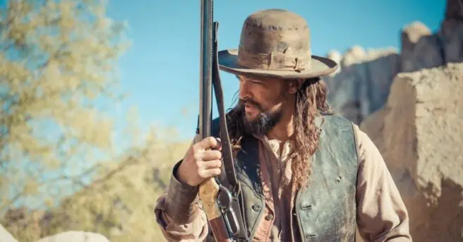 The Last Manhunt, a Western starring Jason Momoa, reaches theatres and VOD this weekend. Check out our exclusive clip!